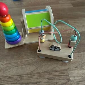 Colorful Wooden Kids Toy bundle